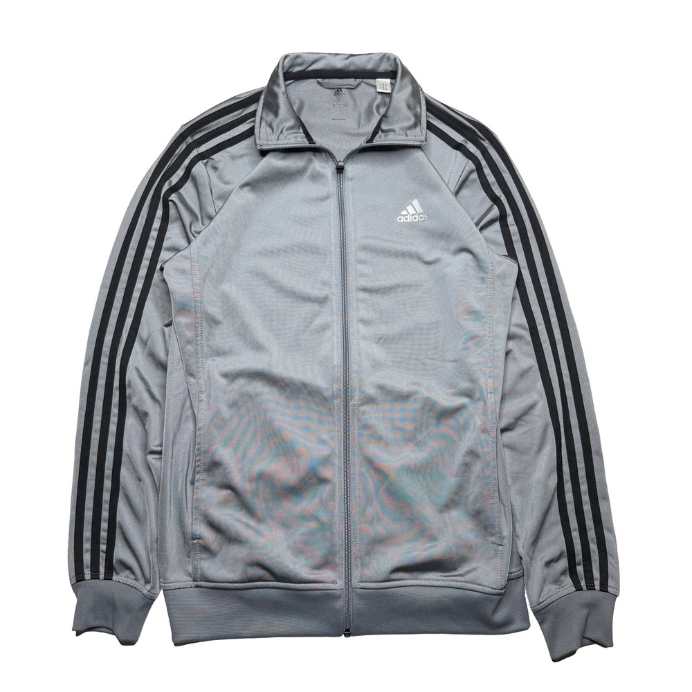 Adidas gray track jacket